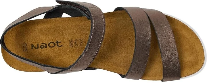 Naot Kayla Women's Sandals Radiant Copper Leather : EU 35 (US Women's 4-4.5) M, Leather/Suede - Image 3