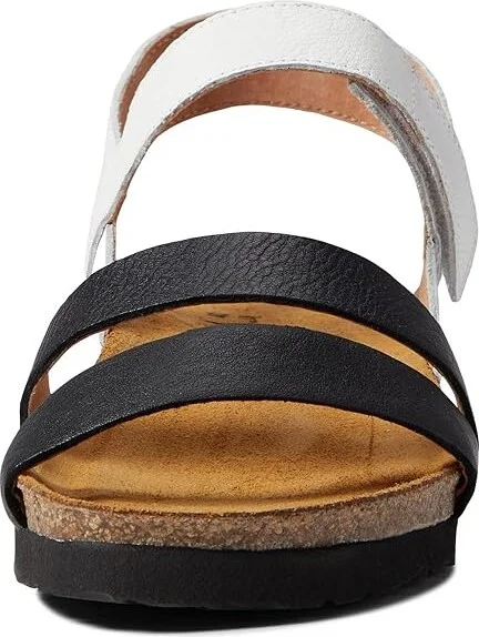 Naot Kayla Women's Sandals Soft White Leather/Soft Black Leather : EU 37 (US Women's 6-6.5) M, Leather/Suede - Image 2