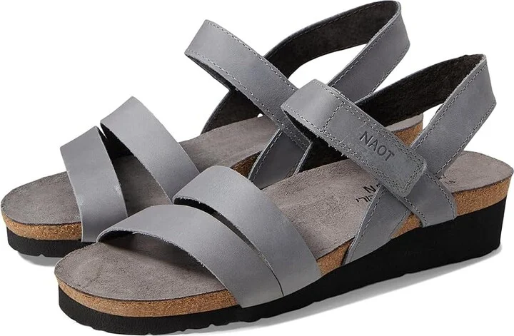 Naot Kayla Women's Sandals Vintage Slate Nubuck : EU 35 (US Women's 4-4.5) M, Leather/Suede