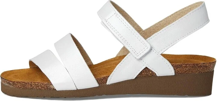 Naot Kayla Women's Sandals White Pearl Leather : EU 35 (US Women's 4-4.5) M, Leather/Suede - Image 7