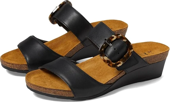 Naot Kingdom Women's Shoes Jet Black Leather : EU 37 (US Women's 6) M