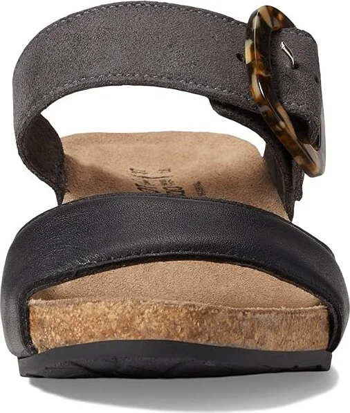 Naot Kingdom Women's Shoes Soft Black Leather/Oily Midnight Suede : EU 38 (US Women's 7) M, Leather/Suede - Image 2