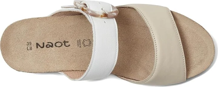 Naot Kingdom Women's Shoes Soft Ivory Leather/Soft White Leather : EU 36 (US Women's 5) M - Image 2