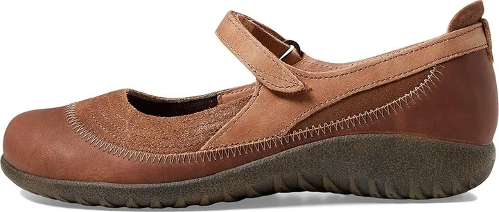 Naot Kirei Women's Maryjane Shoes Antique Brown Suede Combo : EU 35 (US Women's 4) M - Image 7