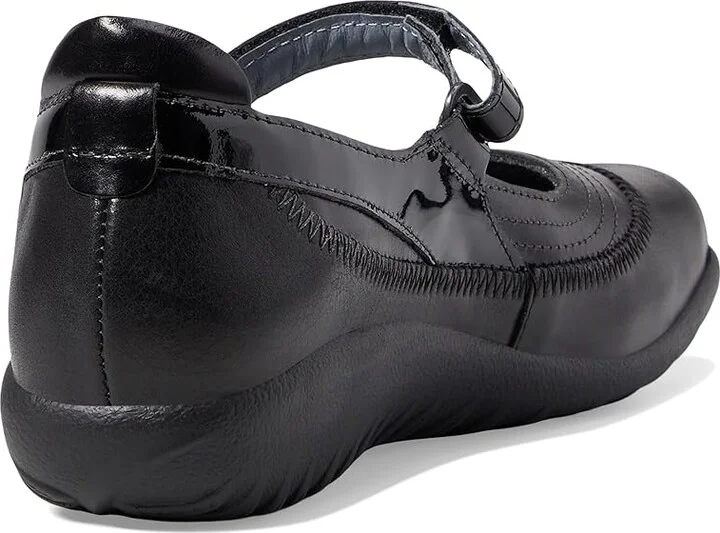 Naot Kirei Women's Maryjane Shoes Black Leather Combo Wide Width : EU 35 (US Women's 4) W - Image 5