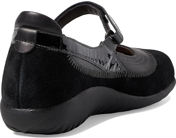 Naot Kirei Women's Maryjane Shoes Black Suede Leather Combination : EU 35 (US Women's 4) W - Image 5