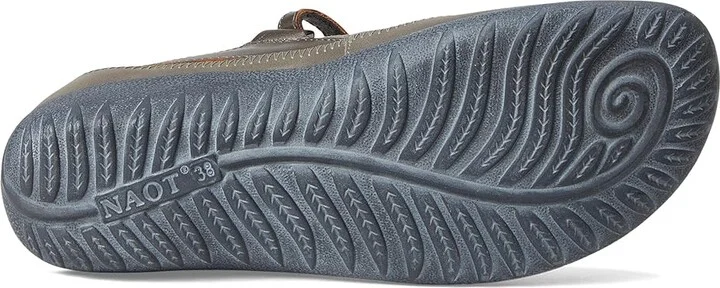 Naot Kirei Women's Maryjane Shoes Gray Marble Suede/Foggy Gray Leather/Mirror Leather : EU 36 (US Women's 5) M, Leather/Suede - Image 3