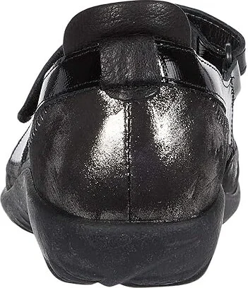 Naot Kirei Women's Maryjane Shoes Soft Black Leather/Metallic Onyx Leather/Black Luster Leather : EU 35 (US Women's 4) M - Image 5