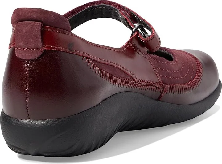 Naot Kirei Women's Maryjane Shoes Violet Nubuck/Bordeaux Leather/Rumba Leather : EU 36 (US Women's 5) M - Image 5