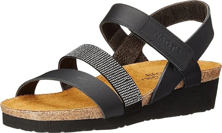 Naot Krista Women's Sandals Black Matte Leather : EU 35 (US Women's 4) M - Image 2
