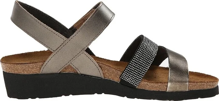 Naot Krista Women's Sandals Pewter Leather/Metal Leather : EU 35 (US Women's 4) M - Image 8