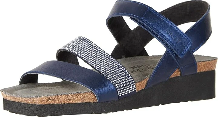 Naot Krista Women's Sandals Polar Sea Leather/Nickel Rivets : EU 35 (US Women's 4) M - Image 2