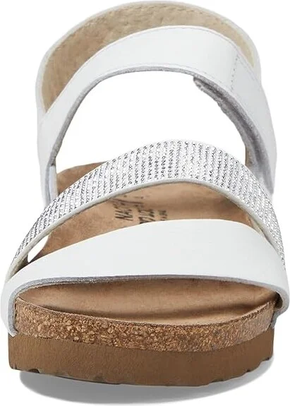 Naot Krista Women's Sandals White Leather/Silver Rivets : EU 35 (US Women's 4) M - Image 3