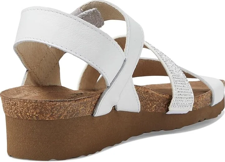 Naot Krista Women's Sandals White Leather/Silver Rivets : EU 35 (US Women's 4) M - Image 5