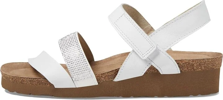 Naot Krista Women's Sandals White Leather/Silver Rivets : EU 35 (US Women's 4) M - Image 7