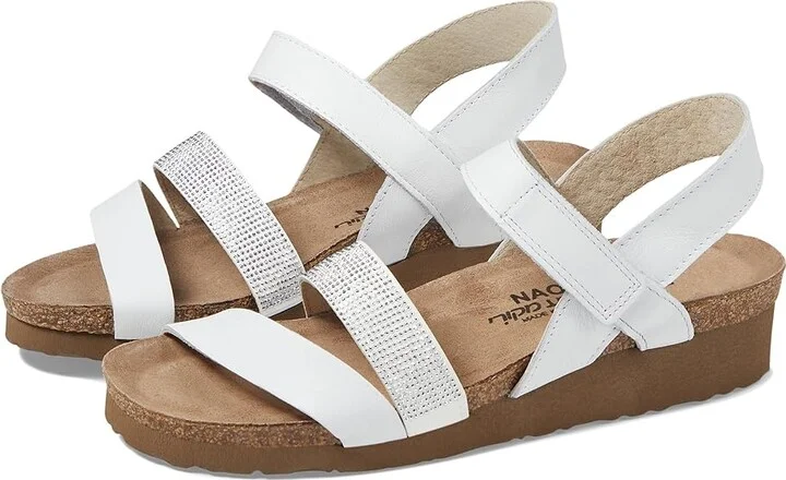 White Leather,silver Rivets