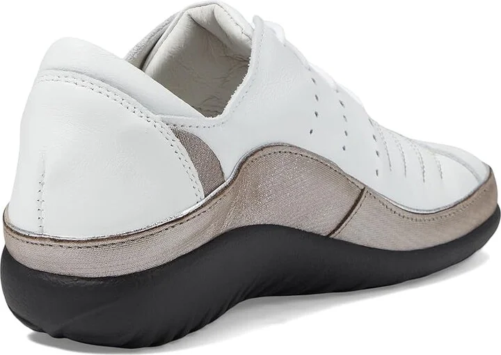 Naot Kumara Women's Lace up casual Shoes White Leather/Silver Threads Leather : EU 35 (US Women's 4) M - Image 5
