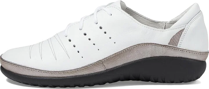 Naot Kumara Women's Lace up casual Shoes White Leather/Silver Threads Leather : EU 35 (US Women's 4) M - Image 7