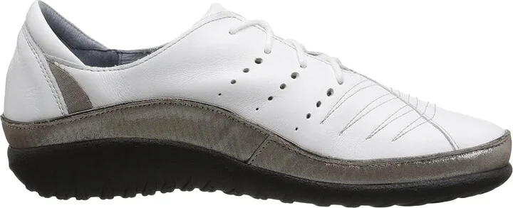 Naot Kumara Women's Lace up casual Shoes White Leather/Silver Threads Leather : EU 35 (US Women's 4) M - Image 8