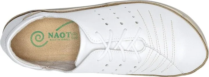 Naot Kumara Women's Lace up casual Shoes White Pearl Leather/Radiant Gold Leather : EU 35 (US Women's 4) M - Image 3