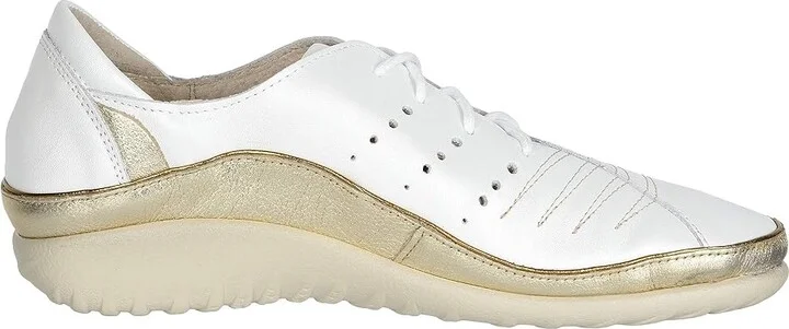 Naot Kumara Women's Lace up casual Shoes White Pearl Leather/Radiant Gold Leather : EU 35 (US Women's 4) M - Image 8