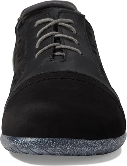Naot Lalo Women's Shoes Black Velvet Nubuck/Jet Black Leather Combo : EU 35 (US Women's 4) M - Image 6