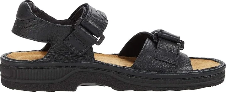 Naot Lappland Men's Sandals Soft Black Leather : EU 40 (US Men's 7) M - Image 7