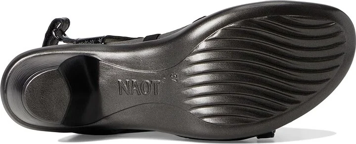 Naot Limit Women's Shoes Black Crinkle Patent Leather : EU 39 (US Women's 8) M - Image 3