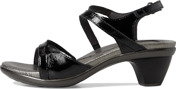Naot Limit Women's Shoes Black Crinkle Patent Leather : EU 39 (US Women's 8) M - Image 6