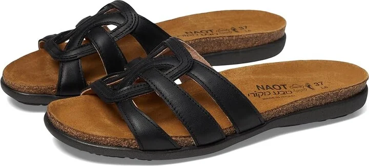 Naot Liv Women's Shoes Jet Black Leather : EU 38 (US Women's 7) M