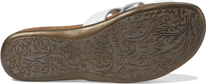 Naot Liv Women's Shoes White Pearl Leather/Silver Leather/Gold Leather Combo : EU 35 (US Women's 4) M - Image 3