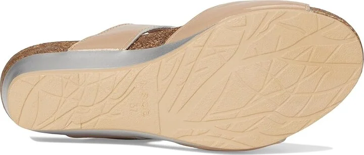 Naot Magic Women's Sandals Camel Crinkle Patent Leather : EU 37 (US Women's 6) M, Leather/Suede - Image 3