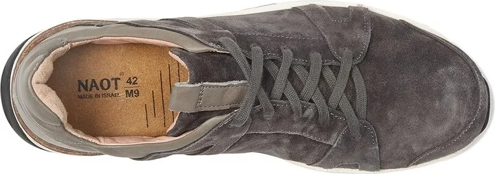 Naot Magnify Men's Shoes Oily Midnight Suede/Foggy Gray Leather : EU 40 (US Men's 7) M, Leather/Suede - Image 2