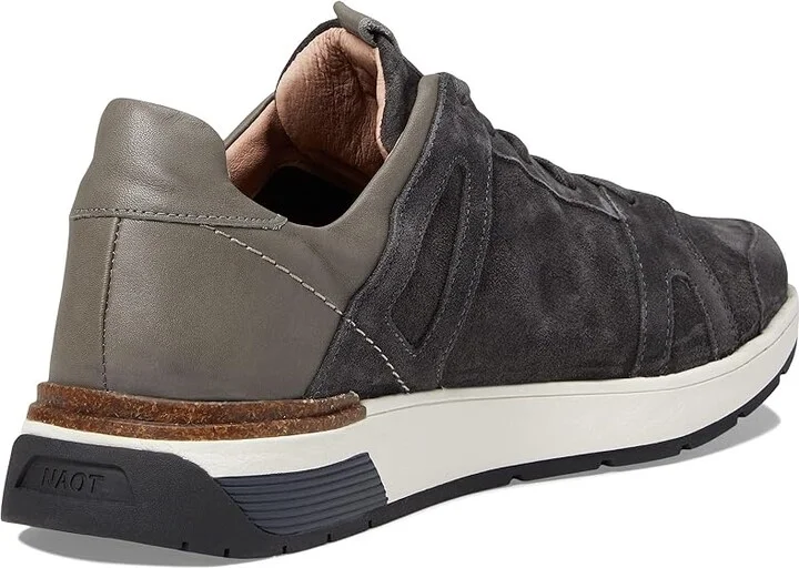 Naot Magnify Men's Shoes Oily Midnight Suede/Foggy Gray Leather : EU 40 (US Men's 7) M, Leather/Suede - Image 4