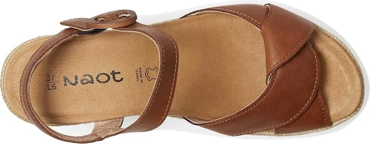 Naot Marbella Women's Sandals Brown Peanut Leather : EU 35 (US Women's 4) M - Image 2