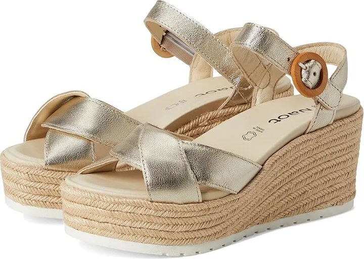 Naot Marbella Women's Sandals Radiant Gold Leather : EU 39 (US Women's 8) M