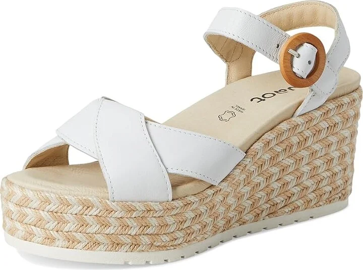 Naot Marbella Women's Sandals White Leather : EU 38 (US Women's 7) M - Image 5