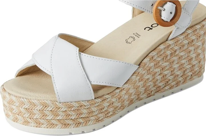 Naot Marbella Women's Sandals White Leather : EU 38 (US Women's 7) M - Image 7