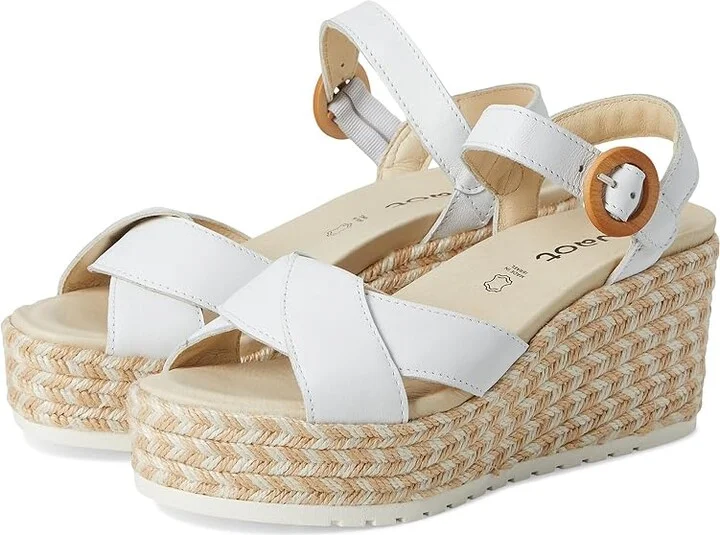 Naot Marbella Women's Sandals White Leather : EU 38 (US Women's 7) M