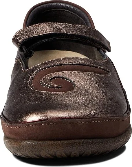 Naot Matai Women's Maryjane Shoes Radiant Copper Leather/Coffee Bean Nubuck : EU 35 (US Women's 4) M, Leather/Nubuck - Image 2