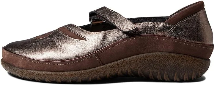 Naot Matai Women's Maryjane Shoes Radiant Copper Leather/Coffee Bean Nubuck : EU 35 (US Women's 4) M, Leather/Nubuck - Image 5
