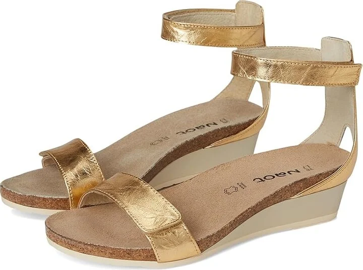 Naot Mermaid Women's Shoes Dark Brass Leather : EU 37 (US Women's 6) M
