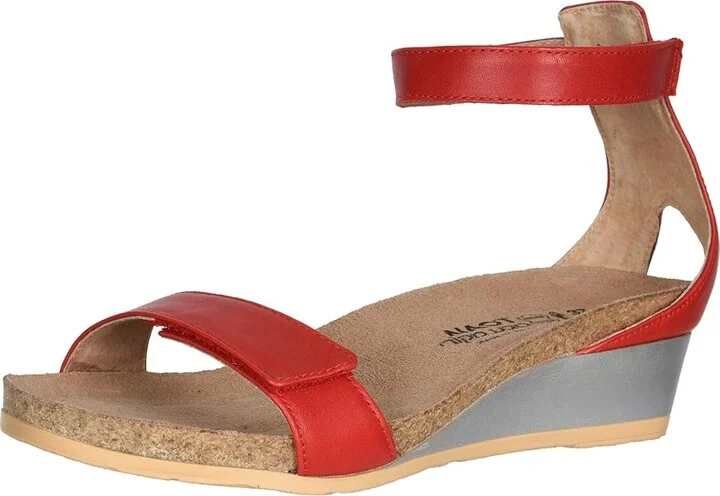 Naot Mermaid Women's Shoes Kiss Red Leather : EU 35 (US Women's 4) M - Image 2