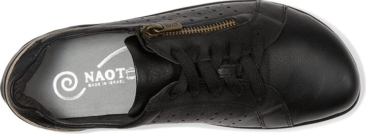 Naot Moko Women's Shoes Soft Black Leather/Khaki Beige Leather : EU 35 (US Women's 4) M - Image 2