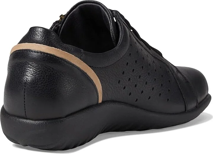 Naot Moko Women's Shoes Soft Black Leather/Khaki Beige Leather : EU 35 (US Women's 4) M - Image 4