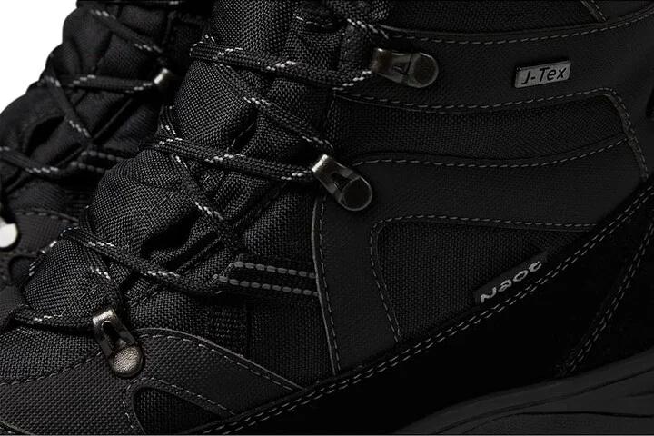 Naot Moose Men's Snow Shoes Black : EU 42 (US Men's 9) M, Leather/Suede - Image 6
