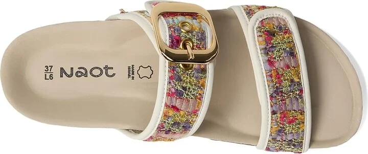 Naot Nashville Women's Sandals Pink and Marigold Tweed/White Leather : EU 37 (US Women's 6) M - Image 2