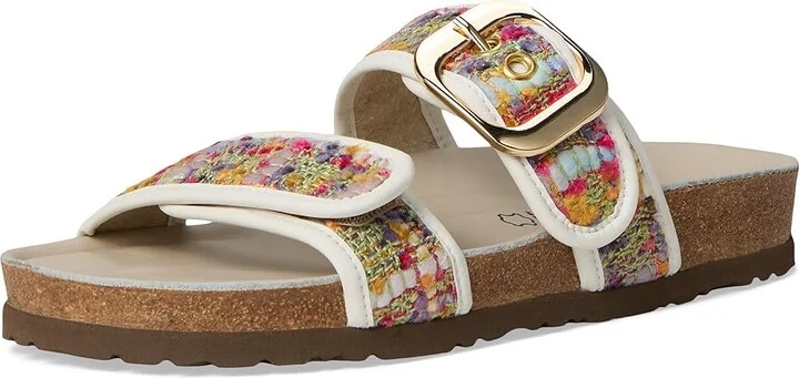 Naot Nashville Women's Sandals Pink and Marigold Tweed/White Leather : EU 37 (US Women's 6) M - Image 5