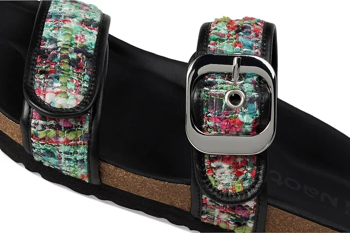 Naot Nashville Women's Sandals Pink and White Tweed/Soft Black Leather : EU 40 (US Women's 9) M - Image 7