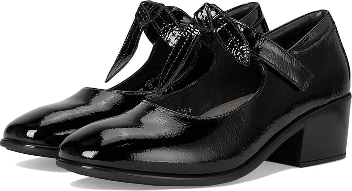Naot Nobility High Heels Black Crinkle Patent Leather : EU 40 (US Women's 9) M, Synthetic
